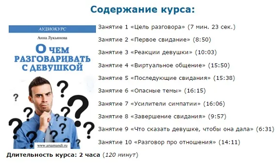 Изображение курса