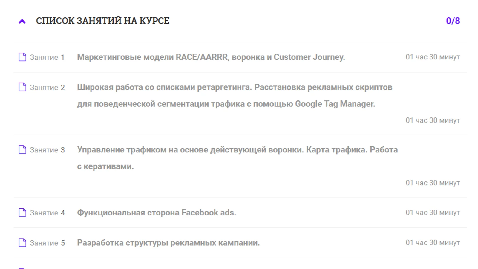 Изображение курса