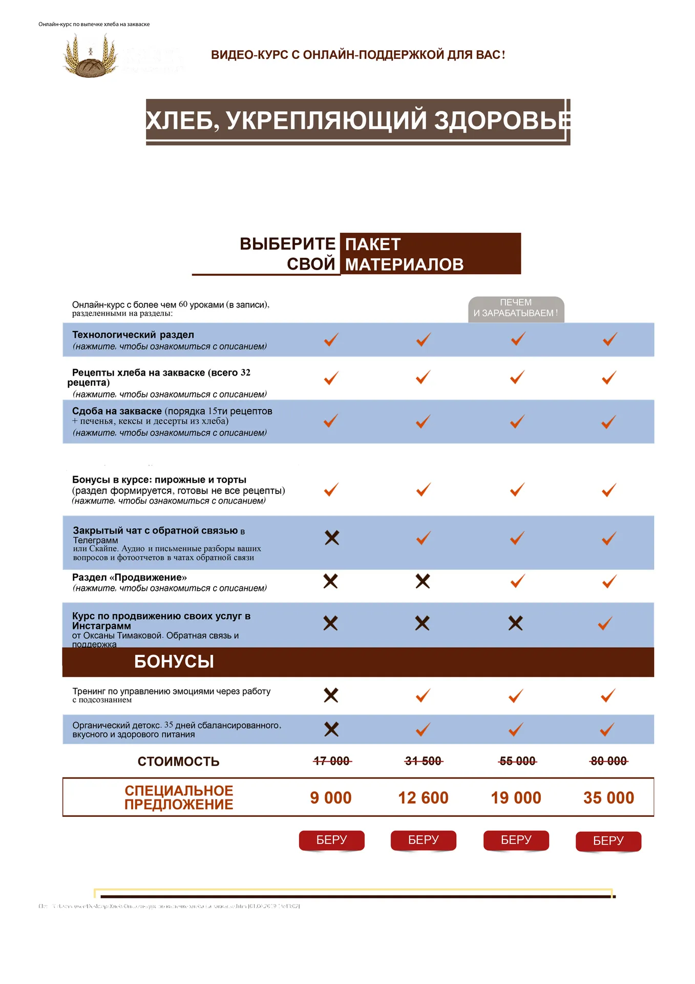 Изображение курса