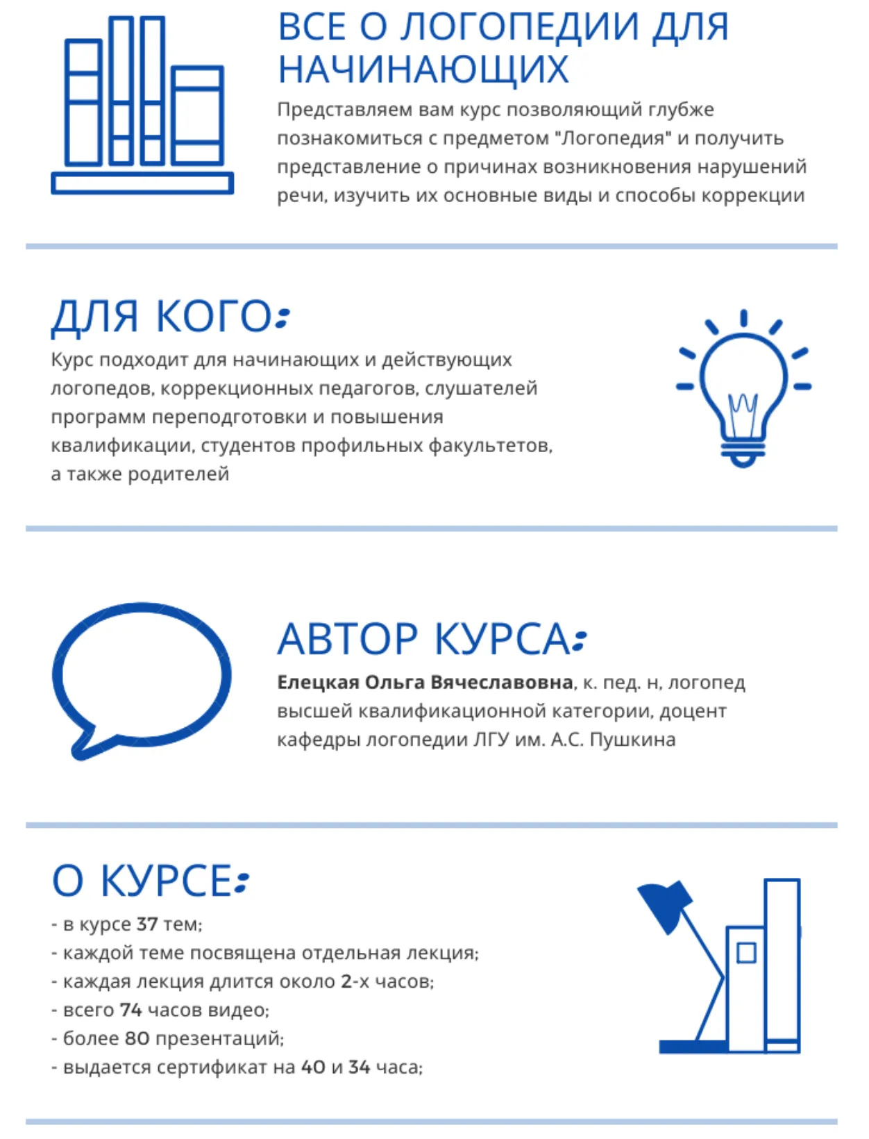 Изображение курса