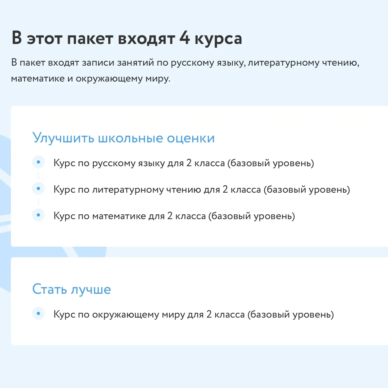 Изображение курса