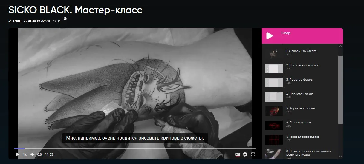 Изображение курса