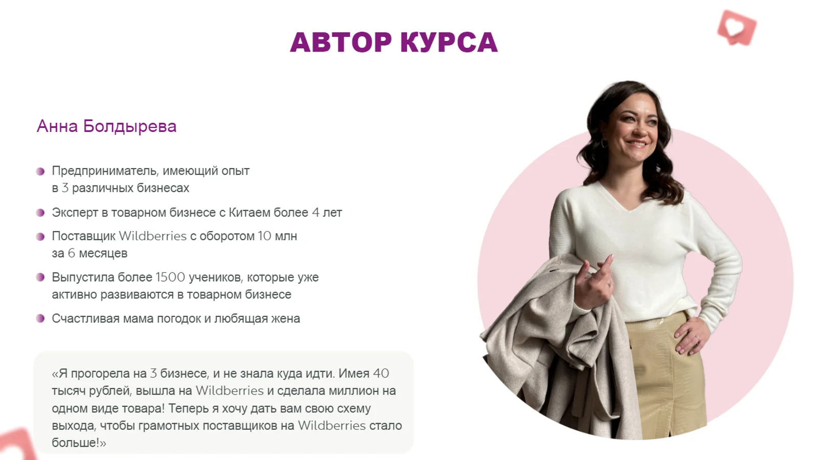Изображение курса