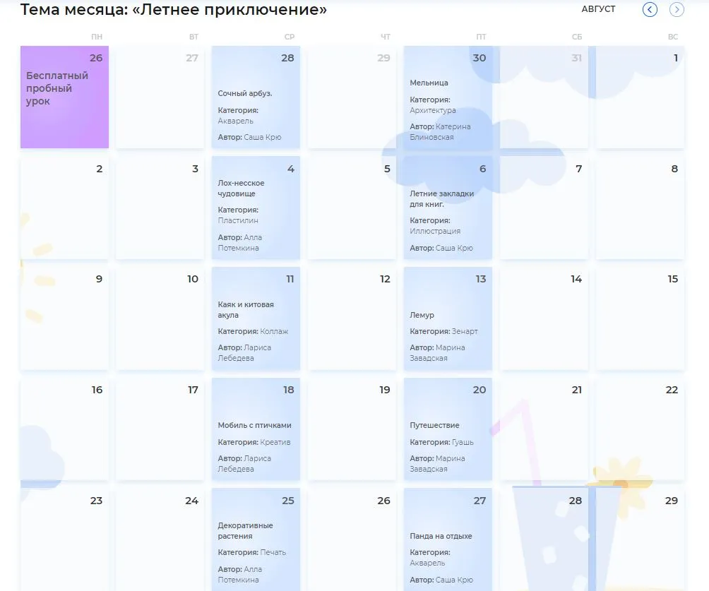 Изображение курса