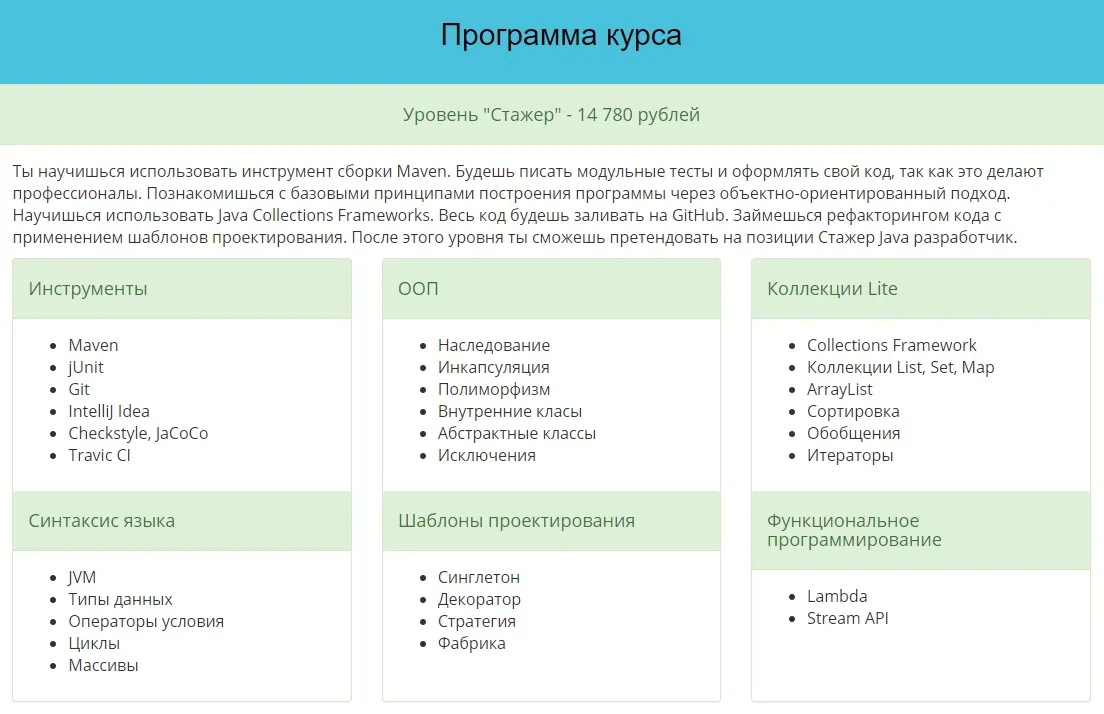 Изображение курса