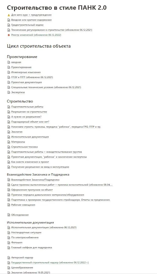 Изображение курса