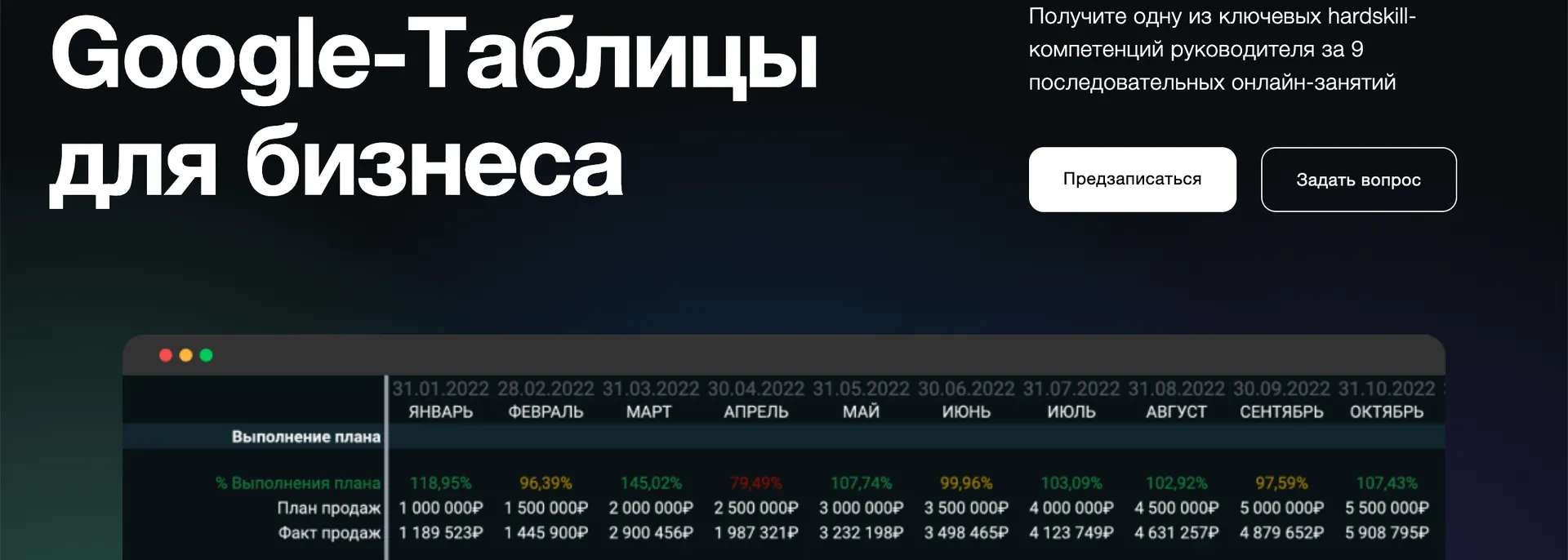 Изображение курса