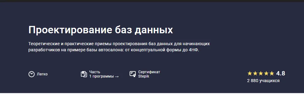 Изображение курса