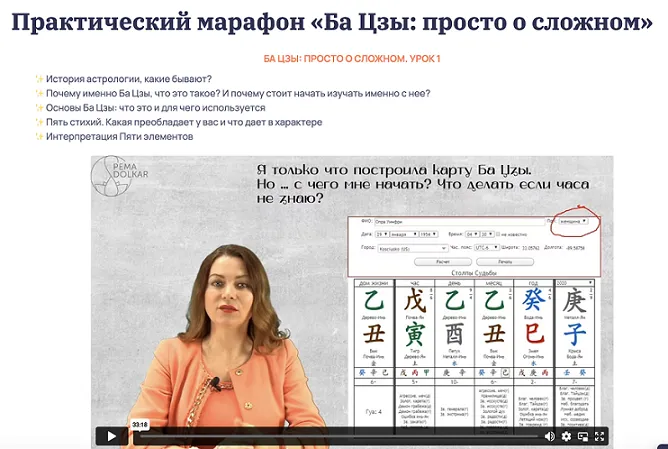 Изображение курса