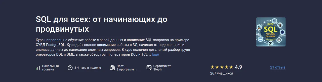 Изображение курса