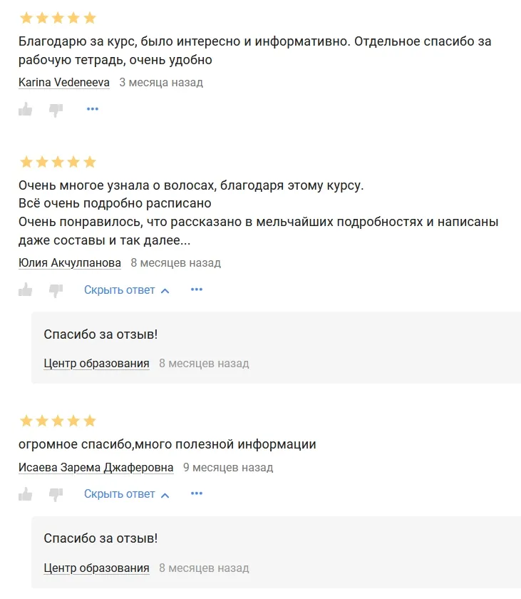 Изображение курса