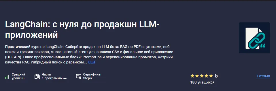 Изображение курса