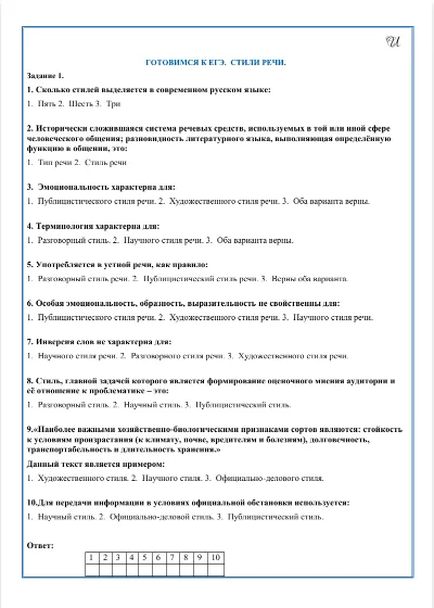 Изображение курса
