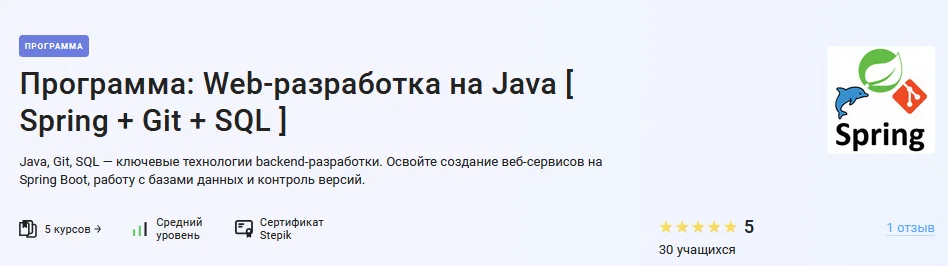Изображение курса