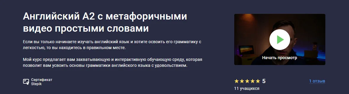 Изображение курса