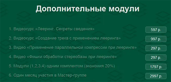 Изображение курса